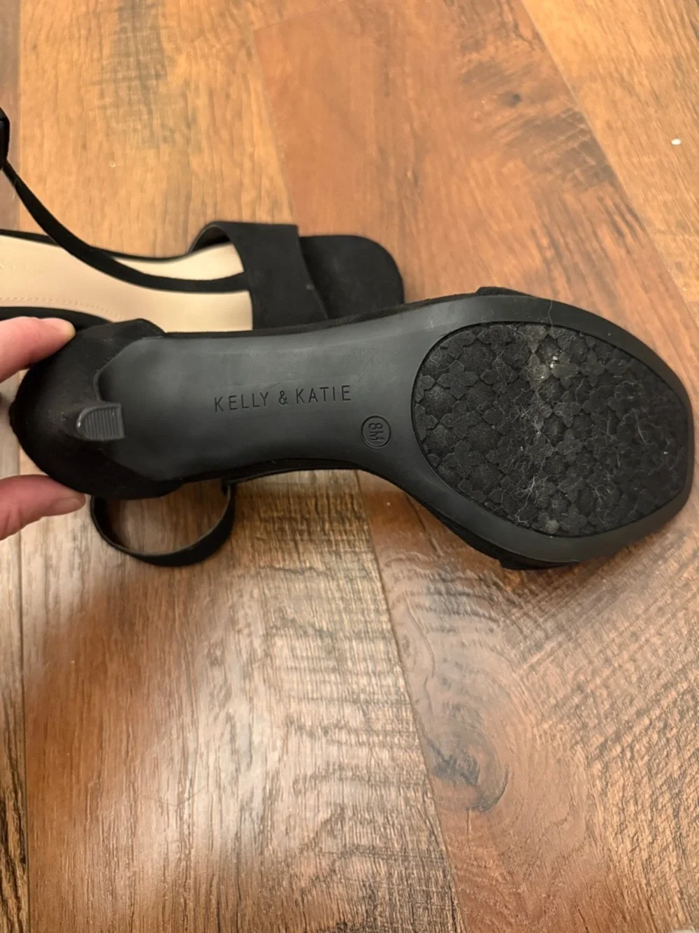 Kelly & Katie microsuede upper